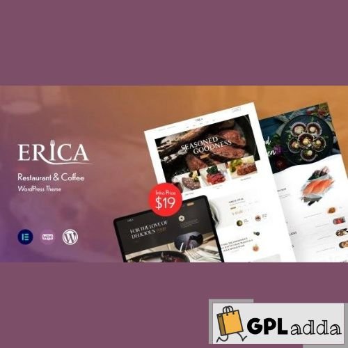 Erica – Restaurant & Coffee WordPress Theme