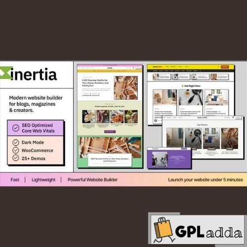 Inertia – Multipurpose Blog & Magazine WordPress Theme
