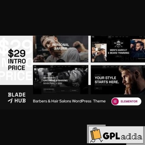 BladeHub – Barber Shop & Hairdressers WordPress Theme