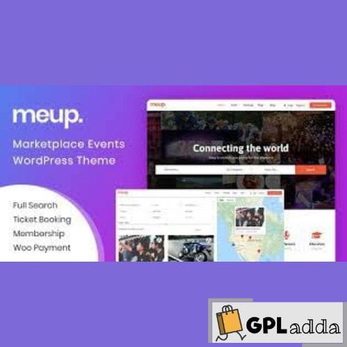 Meup - Marketplace Events WordPress Theme