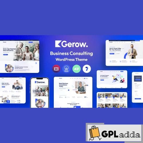 Gerow - Business Consulting WordPress Theme
