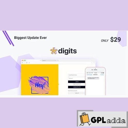 Digits - WordPress Mobile Phone Number OTP Signup and Login Form