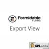 Formidable Export View to CSV