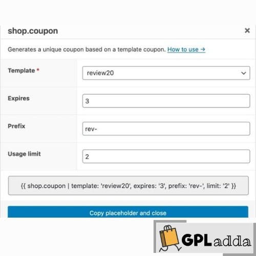 ShopMagic Customer Coupons - WordPress Plugin