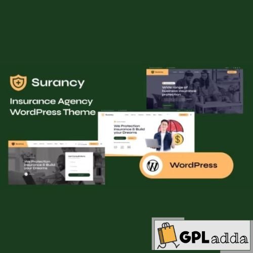 Surancy – Insurance Agency WordPress Theme