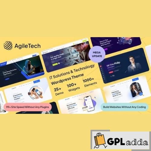 Agiletech – IT Solutions & Technology Multi-Purpose Elementor WordPress Theme