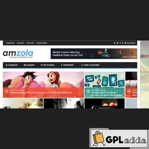 FameThemes Amzola WordPress Theme