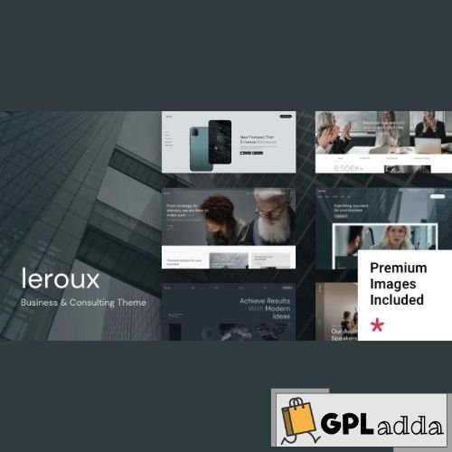 Leroux – Business Consulting WordPress Theme