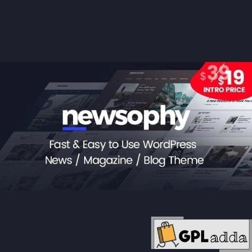 Newsophy – Fast and Easy to Use WordPress News and Blog Theme