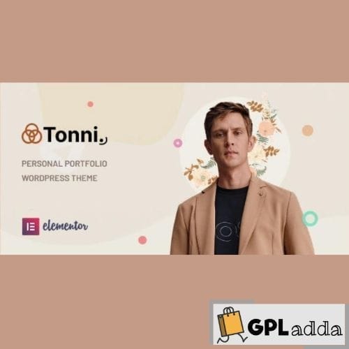 Tonni – Personal Portfolio WordPress Theme