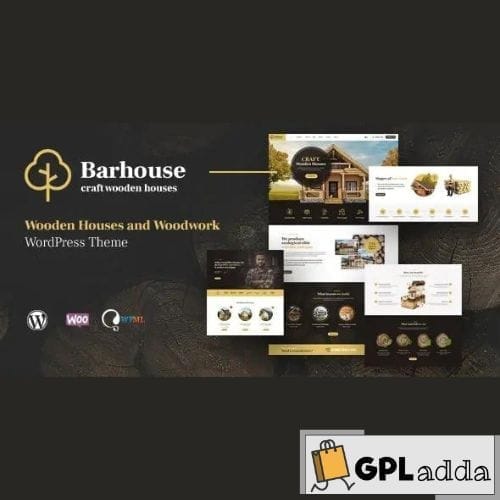 Barhouse  – Wooden House Construction and Woodworks WordPress Theme