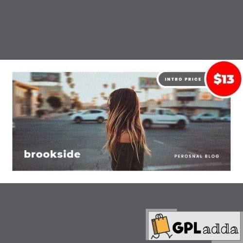 Brookside – Personal WordPress Blog Theme