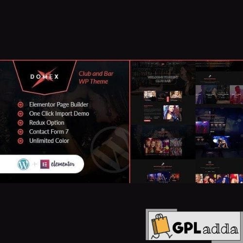 Domex – Night Club WordPress Theme