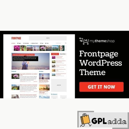 FrontPage – WordPress Theme