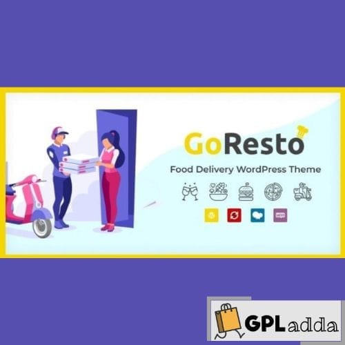 GoResto – Restaurant Food Delivery WordPress Theme