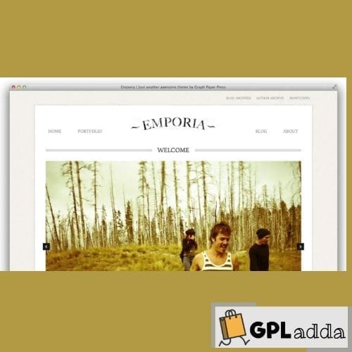 Graph Paper Press Emporia WordPress Theme