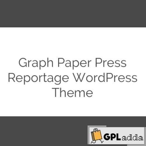 Graph Paper Press Reportage WordPress Theme