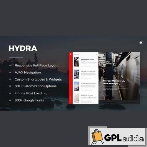 Hydra – Responsive WordPress Blog Theme