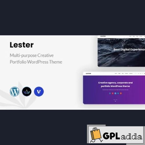 Lester – Creative Portfolio WordPress Theme