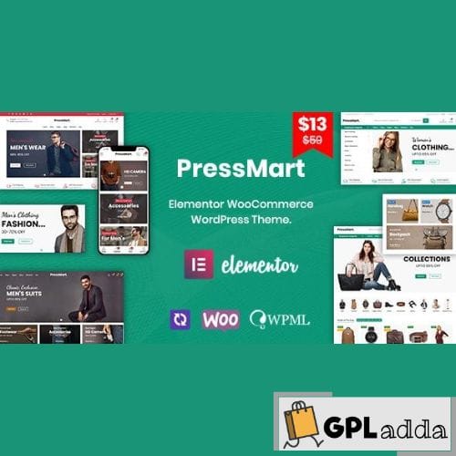 PressMart – Modern Elementor WooCommerce WordPress Theme