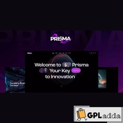 Prisma – Digital Startup & App WordPress Theme + AI