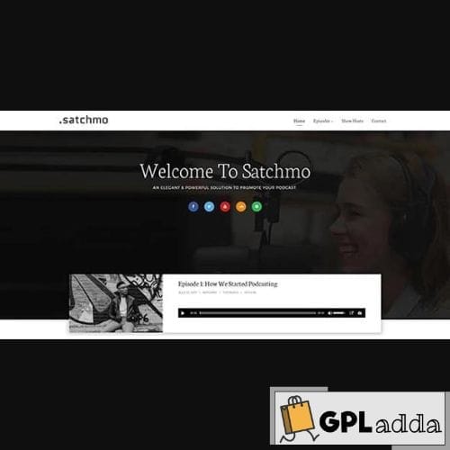 Satchmo Podcasting WordPress Theme