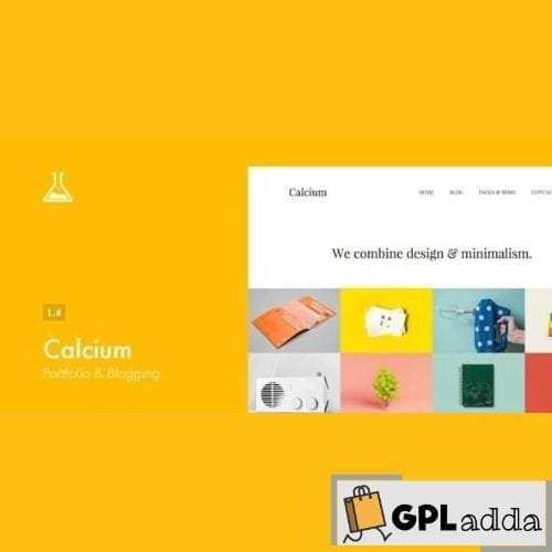 Calcium – Minimalist Portfolio & Blogging Theme