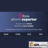 Exporter for eForm – Reports & Submissions