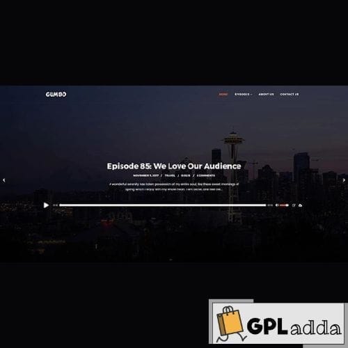 Gumbo Podcasting WordPress Theme