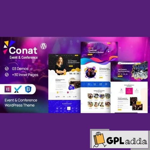 Conat - Event & Conference WordPress Theme + RTL Ready