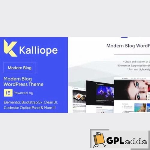 Kalliope – Modern Blog WordPress Theme