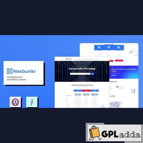 Nexbunker – HostingServer WordPress Theme + WHMCS