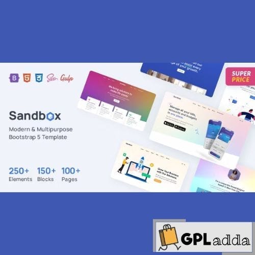 Sandbox - Modern & Multipurpose WordPress Theme