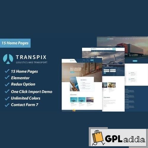 Transpix – Logistics Warehouse WordPress Theme