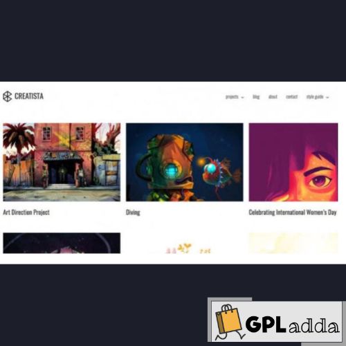 Creatista – Creative Portfolio WordPress Theme