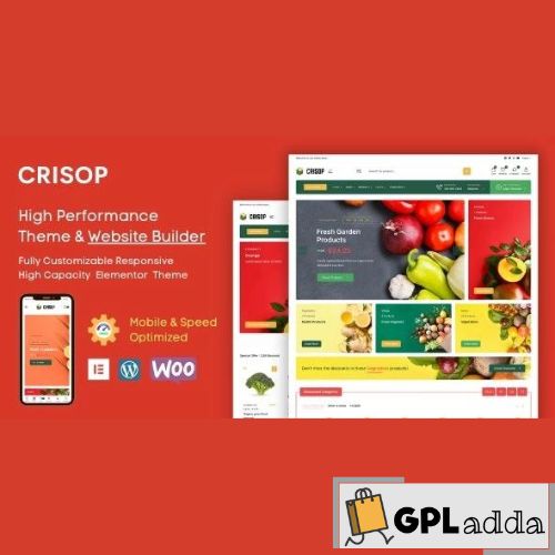 Crisop – Elementor Grocery Store & Food WooCommerce Theme