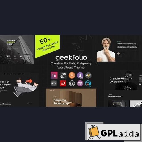 Geekfolio – Elementor Creative Portfolio & Agency WordPress Theme