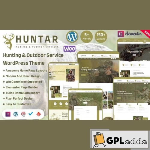 Huntar – Hunting & Outdoor WordPress Theme