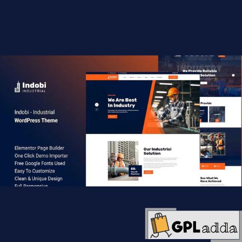 Indobi – Industrial WordPress Theme