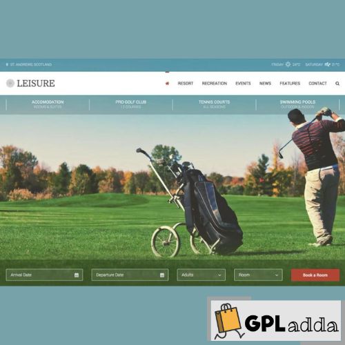 Leisure - Hotel WordPress Theme