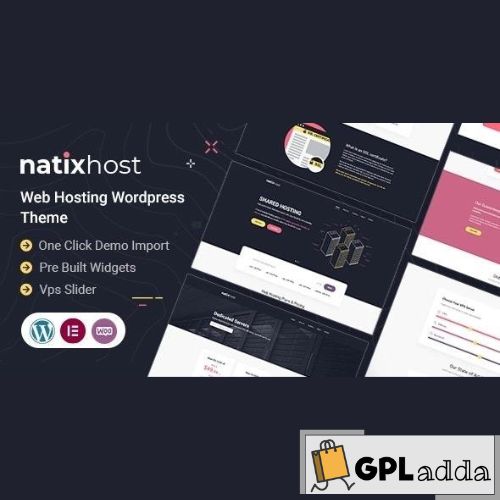 Natix - Web Hosting WordPress Theme