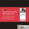 OpenTable - Restaurant Reservation Forms For Elementor