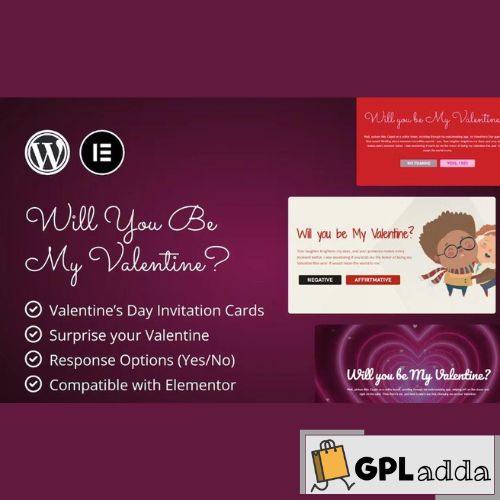 Valentine’s Day Invitations for Elementor