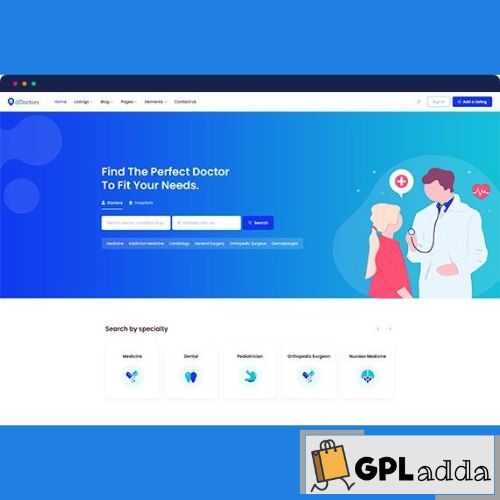 Directorist dDoctors – Doctor and Hospital Directory Theme for WordPress