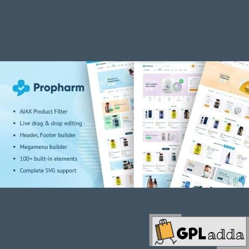 Propharm – Pharmacy & Medical WordPress WooCommerce Theme