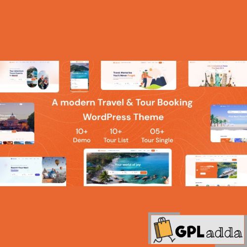 Tourio – Travel & Tour Booking WordPress Theme
