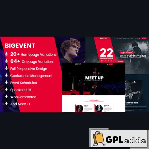 BigEvent - Conference Event WordPress Theme