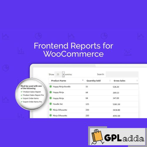 Frontend Reports for WooCommerce