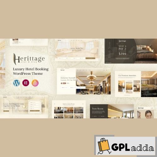 Herittage – Hotel Booking WordPress Theme