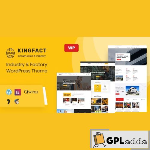 Kingfact - Industry & Factory WordPress Theme + RTL